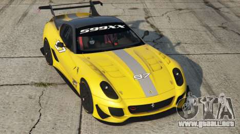 Ferrari 599XX Evolution Banana Yellow