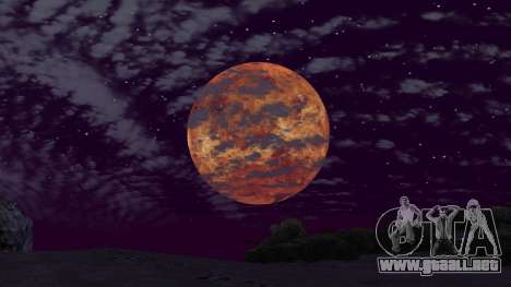 Planeta Venus en lugar de luna para GTA San Andreas