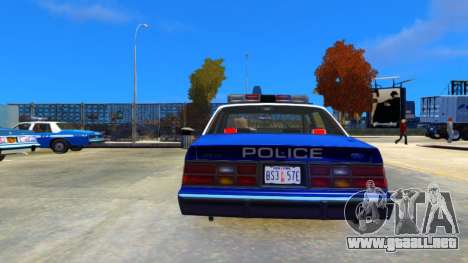 Ford LTD LX 1985 N.O.O.S.E. Sirena Slicktop para GTA 4