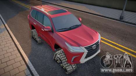 Lexus LX570 Gusenitsa para GTA San Andreas