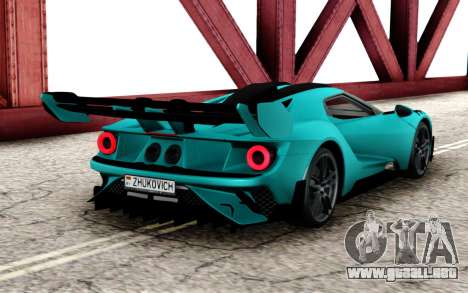 FORD GT MK II DTM para GTA San Andreas