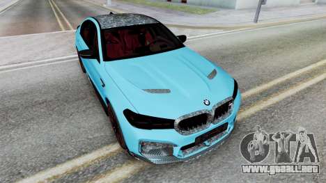 BMW M5 CS (F90) Dark Turquoise para GTA San Andreas