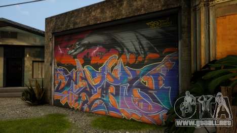 Grove CJ Garage Graffiti v8