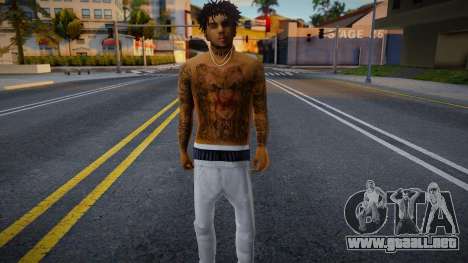 Young Afro-American Man para GTA San Andreas