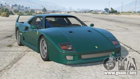 Ferrari F40 Deep Jungle Green