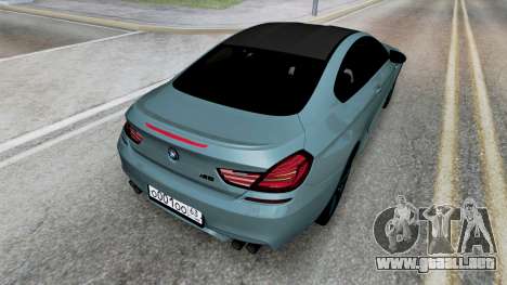 BMW M6 Coupe (F13) William para GTA San Andreas