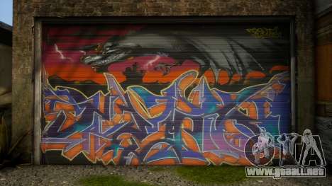 Grove CJ Garage Graffiti v8