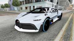 Bugatti Divo Azureish White para GTA San Andreas