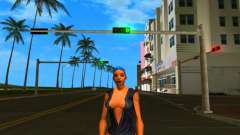 Chica con cabello azul para GTA Vice City