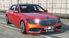 Mercedes-Maybach S 680 Light Brilliant Red [Replace] para GTA 5