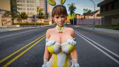 DOAXVV Sexy Hitomi Bunny Clock Yellow para GTA San Andreas