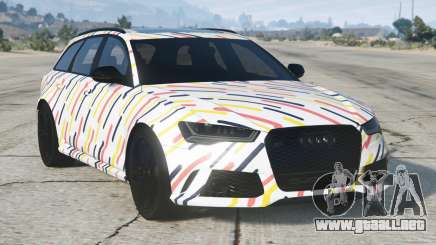 Audi RS 6 Avant Black Haze para GTA 5