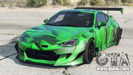 Subaru BRZ Rocket Bunny Dark Pastel Green para GTA 5