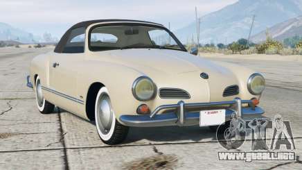 Volkswagen Karmann-Ghia Convertible Bone [Add-On] para GTA 5