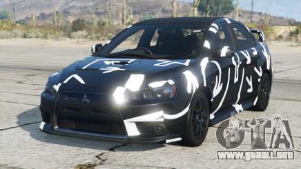 Mitsubishi Lancer Evolution X Gunmetal para GTA 5