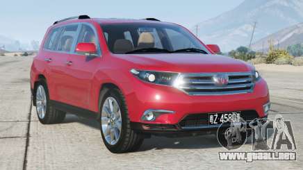 Toyota Highlander (XU40) Amaranth Red [Add-On] para GTA 5