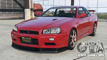 Nissan Skyline (R34) Fire Engine Red [Add-On] para GTA 5