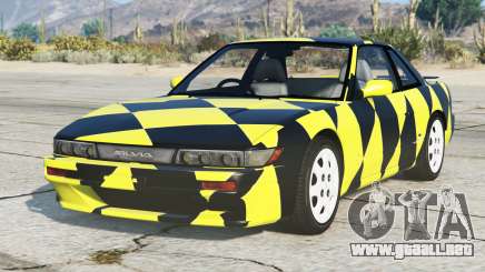 Nissan Silvia Kיs Espeluznante Negro para GTA 5