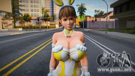 DOAXVV Sexy Hitomi Bunny Clock Yellow para GTA San Andreas