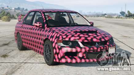 Mitsubishi Lancer Evolution IX MR Hippie Pink para GTA 5