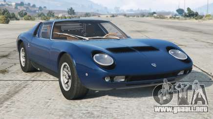 Lamborghini Miura P400 Prussian Blue [Add-On] para GTA 5