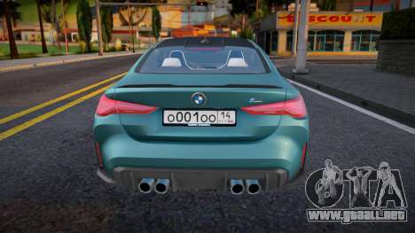 BMW M4 G82 Competition Diamond para GTA San Andreas