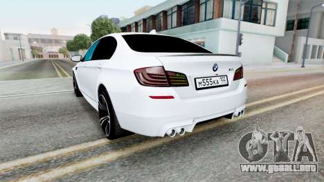 BMW M5 (F10) para GTA San Andreas