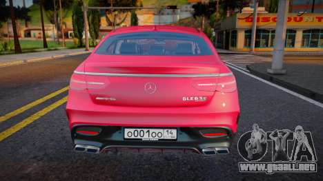 Mercedes-Benz GLE63 Coupe AMG Diamond para GTA San Andreas