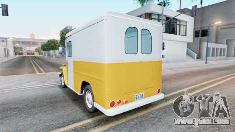 Willys Jeep Economy Delivery Truck para GTA San Andreas