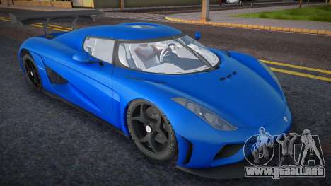 Koenigsegg Regera Jobo para GTA San Andreas