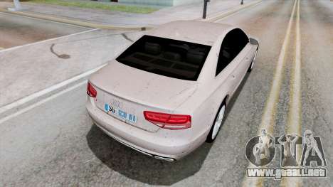 Audi S8 Quill Gray para GTA San Andreas