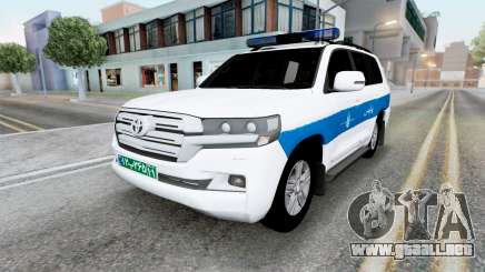Toyota Land Cruiser Police Aqua Squeeze para GTA San Andreas